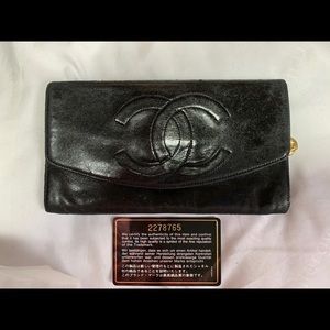 CHANEL CC WALLET PURSE 1993 GOOD VINTAGE CONDITION
